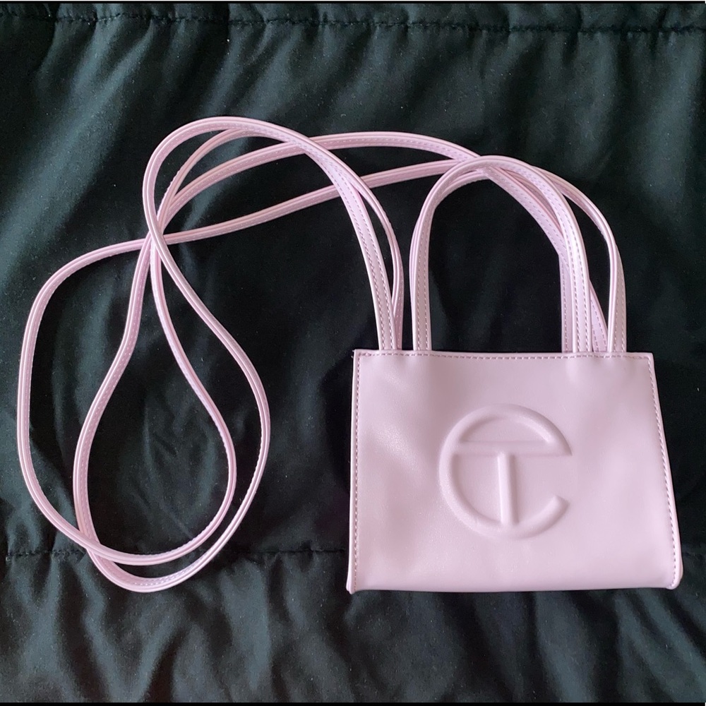 SMALL BUBBLEGUM PINK TELFAR BAG
